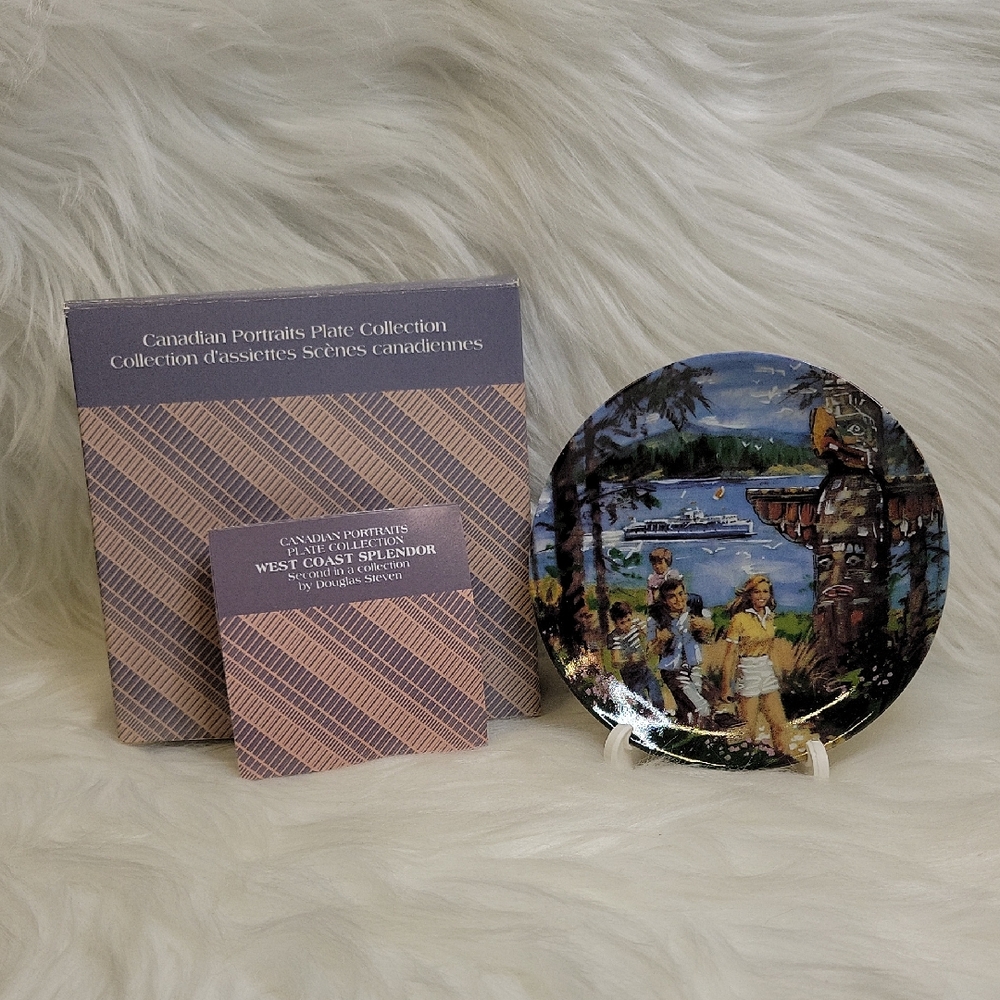 3/$25 Avon Vintage Canadian Portraits Plate Collection